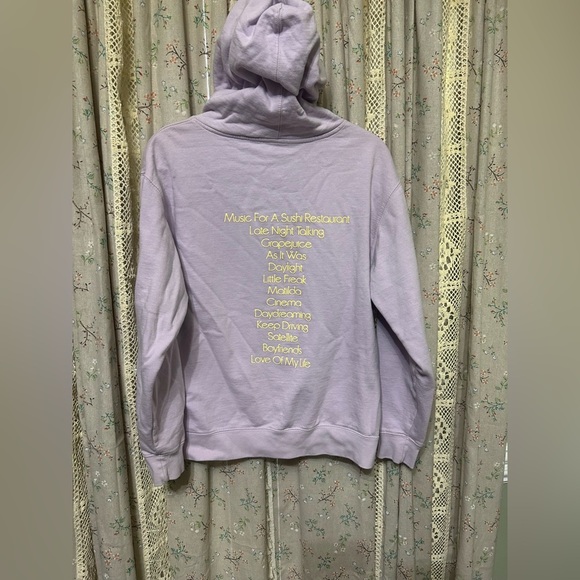 Harry Styles Merch Harrys House Lavender Love on Tour Sweatshirt Size Medium - Picture 4 of 4